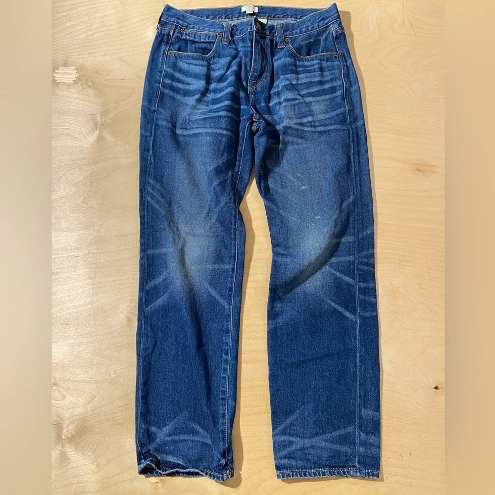 J. Crew Relaxed Fit Men's Indigo Jeans 29 (OQ)